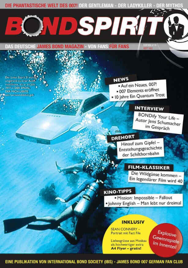 BOND SPIRIT magazine cover Issue 2   2019