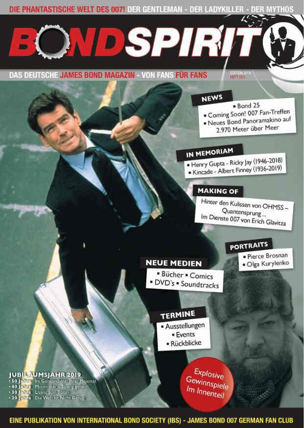 BOND SPIRIT magazine cover Issue 3   2019