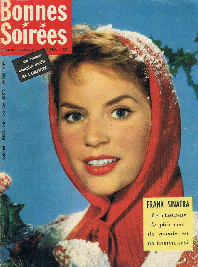BONNES SOIREES magazine side cover Issue 1982 7 February 1960
