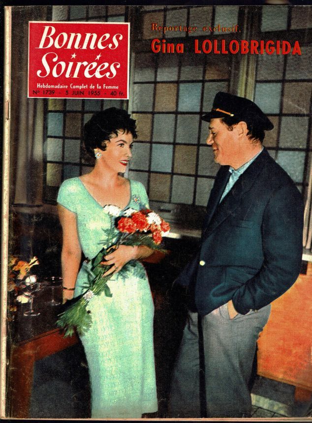 BONNES SOIREES magazine side cover Issue 1739 5 June 1955