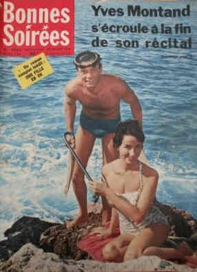 BONNES SOIREES magazine side cover Issue 1954 26 July 1959