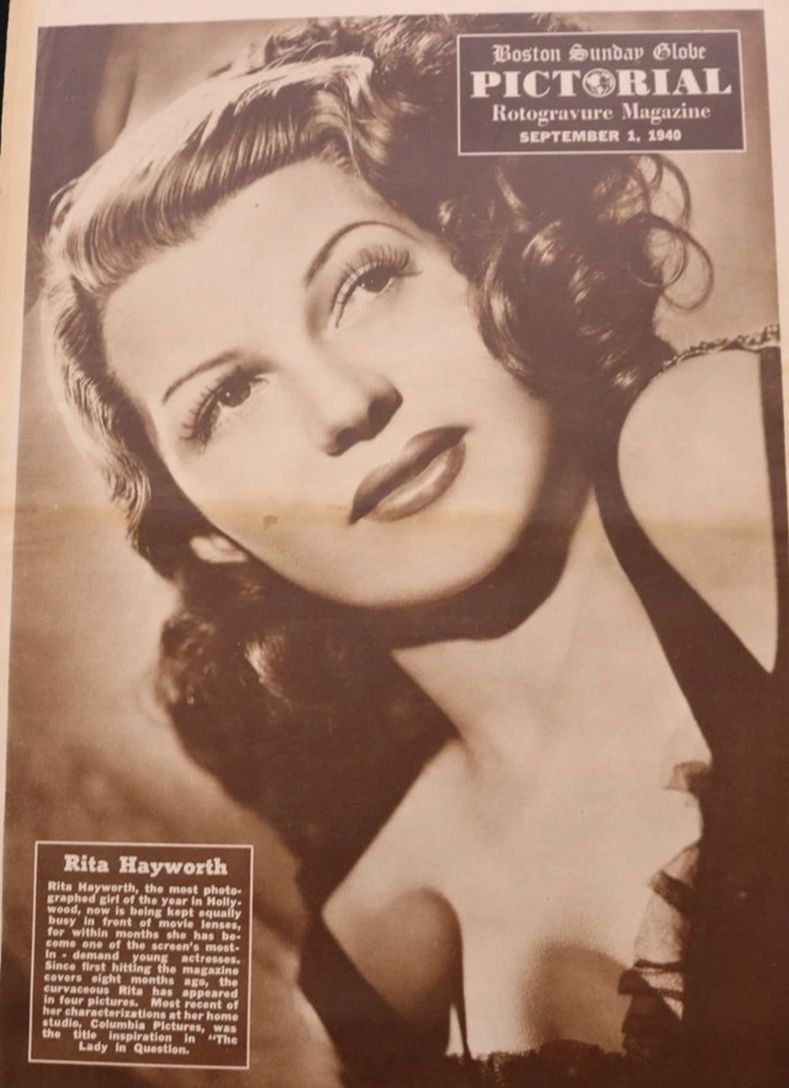 BOSTON SUNDAY GLOBE PICTORIAL magazine side cover 1 September 1940