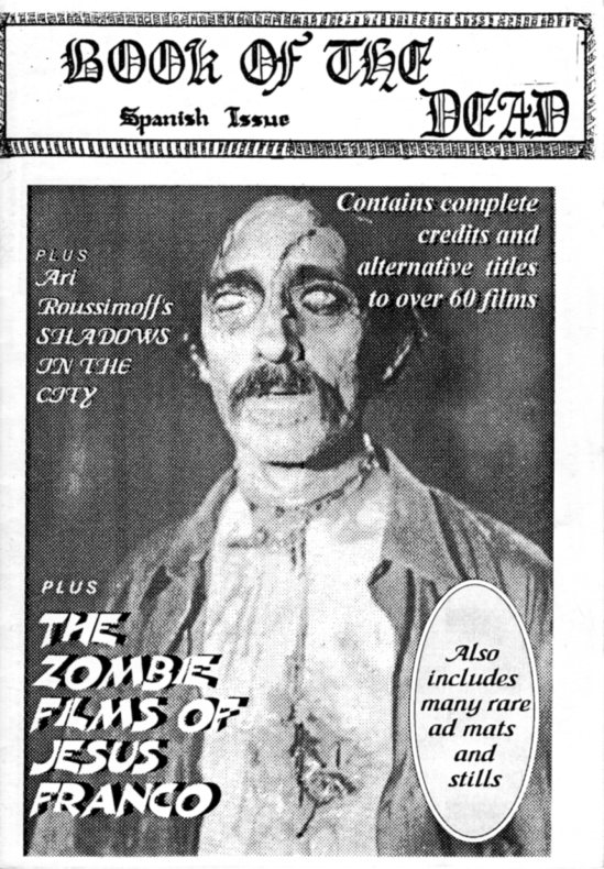 BOOK OF THE DEAD magazine cover Issue 1  1990