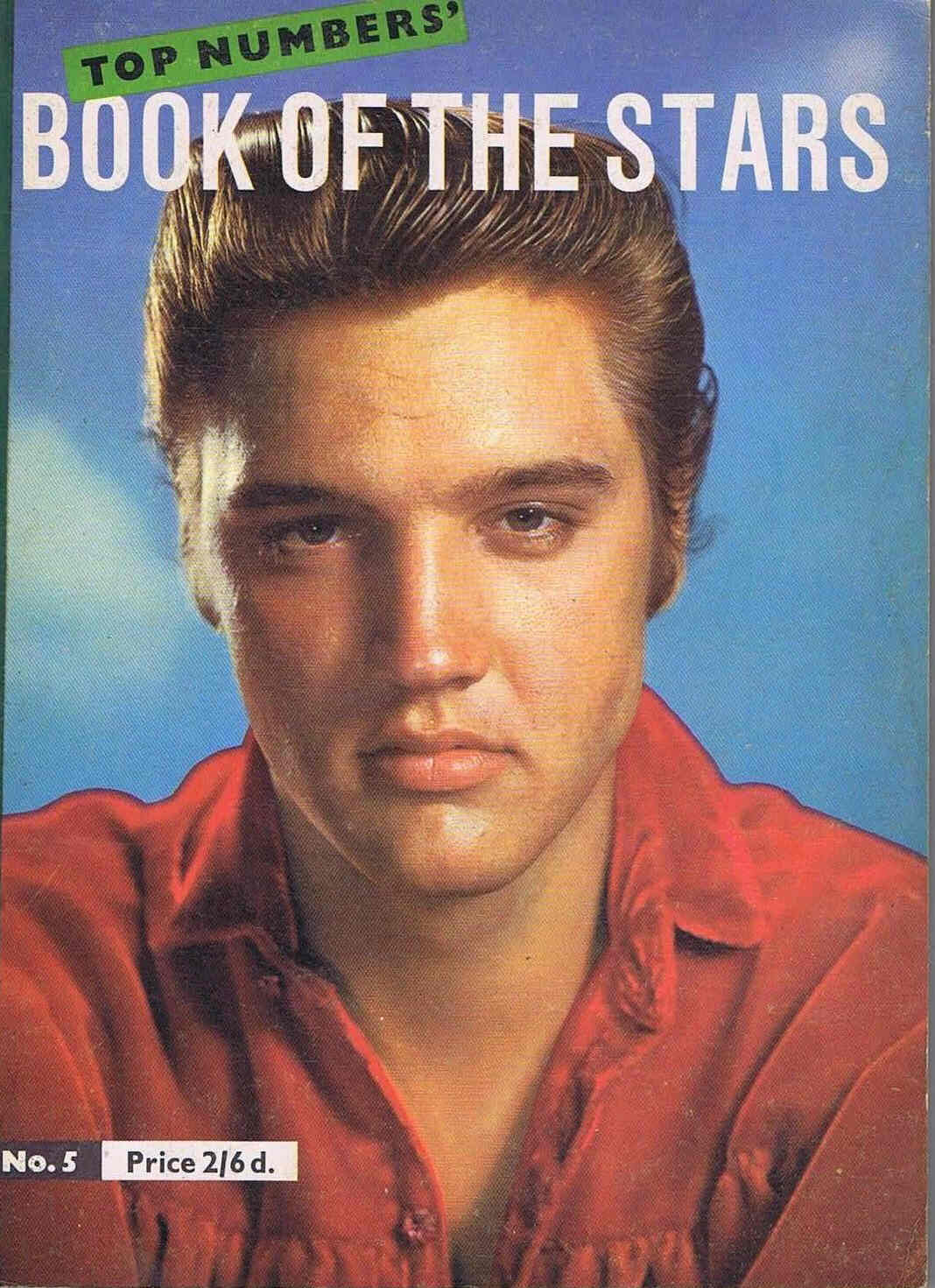 TOP NUMBERS BOOK OF THE STARS magazine side cover Issue 5  1961