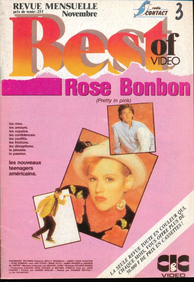 BEST OF VIDEO magazine cover Issue 3   1987
