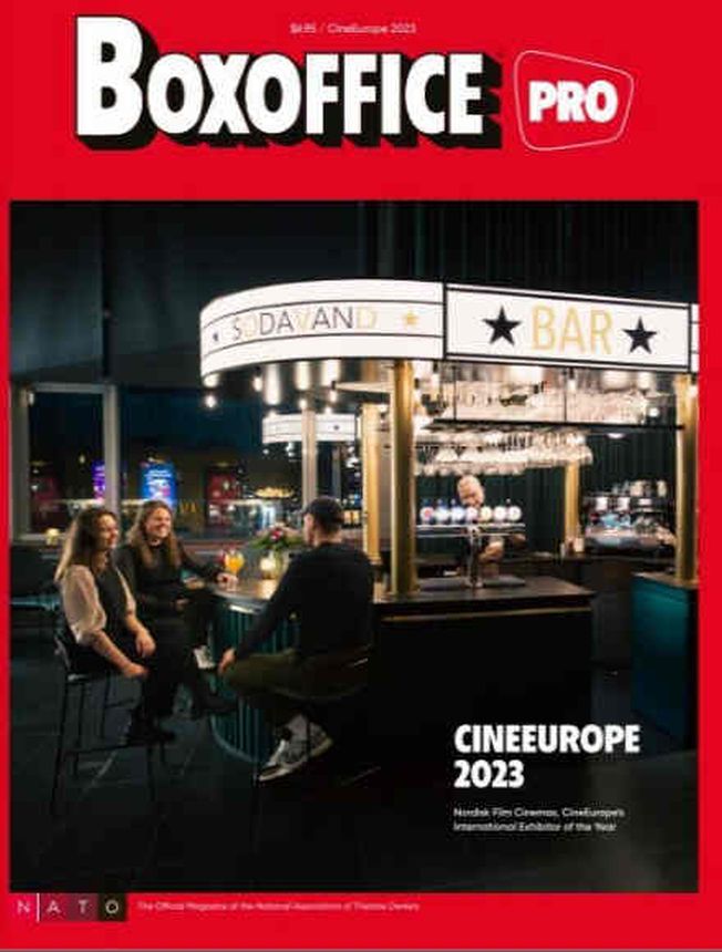 BOXOFFICE magazine cover  July 2023