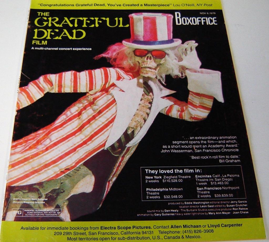 BOXOFFICE magazine side cover 6 November 1978