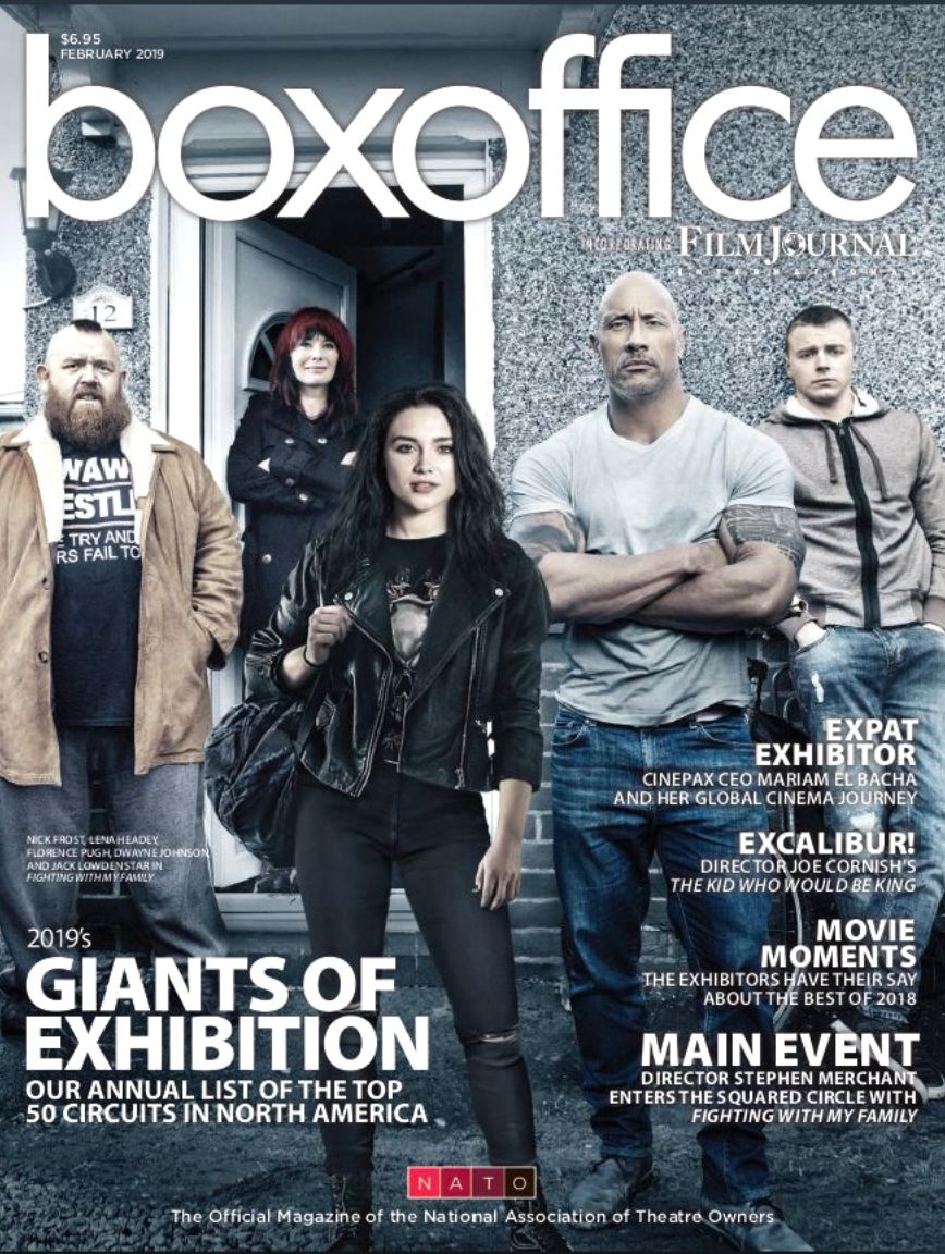 BOXOFFICE magazine cover  February 2019