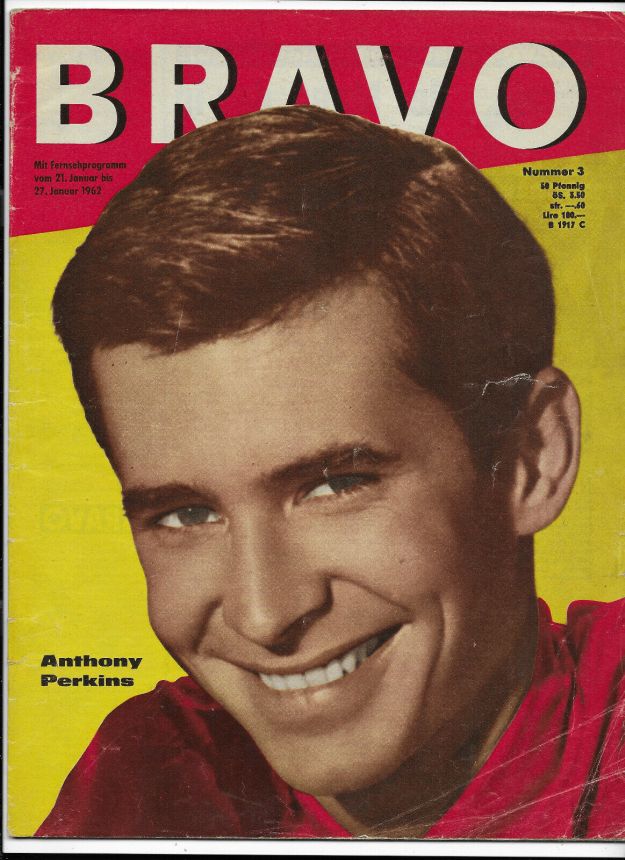 BRAVO magazine side cover Issue 3 21 January 1962