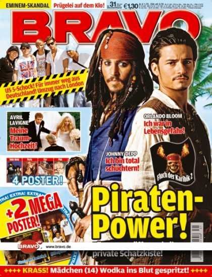 BRAVO magazine cover 26 July 2006