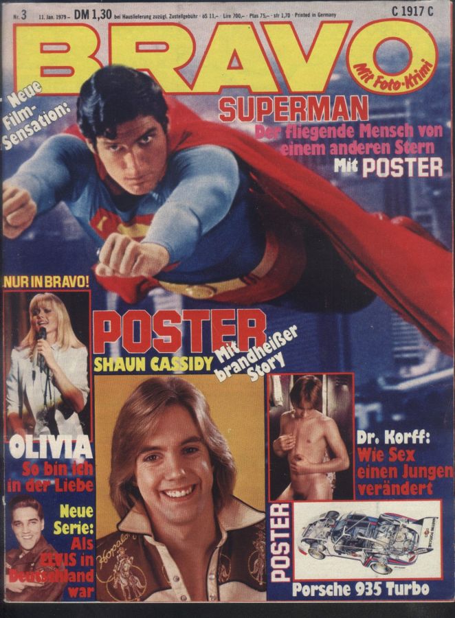 BRAVO magazine side cover Issue 3 11 January 1979