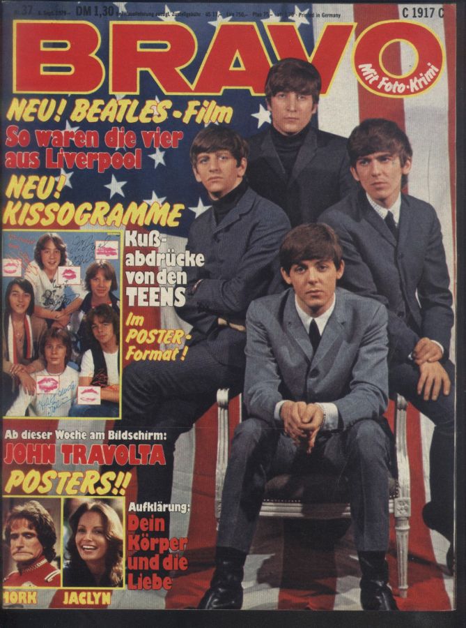 BRAVO magazine cover Issue 37 6 September 1979