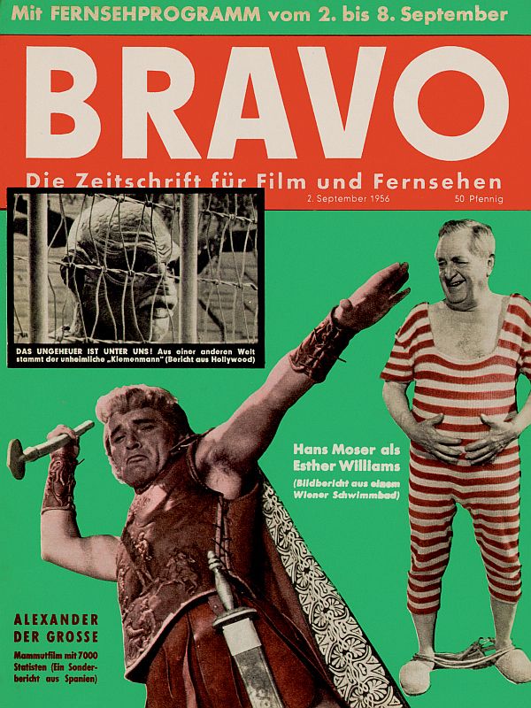 BRAVO magazine cover Issue 2 2 September 1956