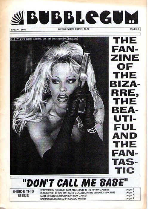 BUBBLEGUM magazine cover Issue 1 Spring 1996