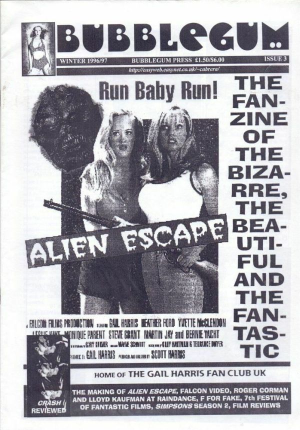 BUBBLEGUM magazine cover Issue 3 Winter 1996