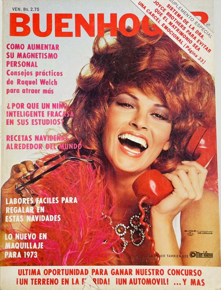 BUENHOGAR magazine side cover  December 1972