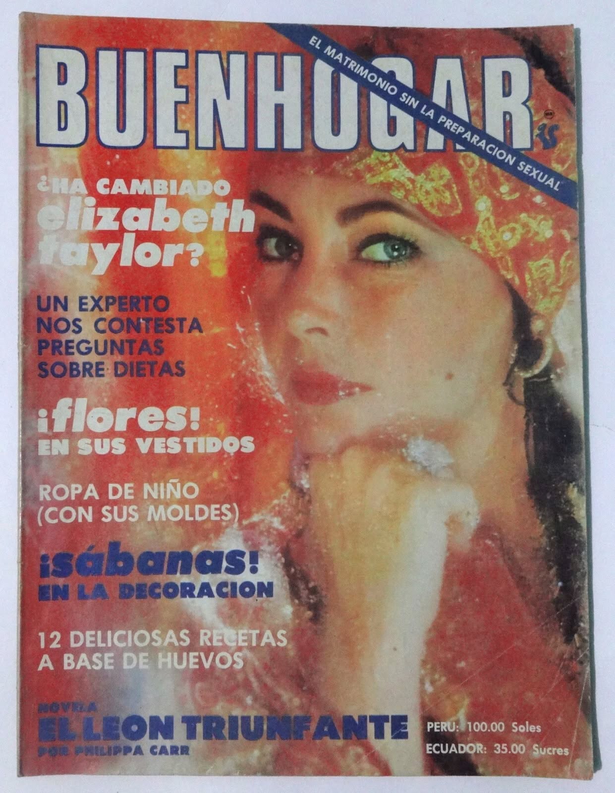 BUENHOGAR magazine side cover August 1977