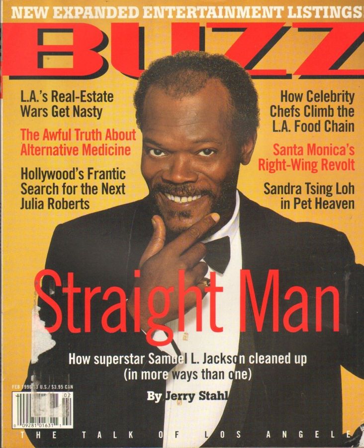 BUZZ magazine cover  February 1996
