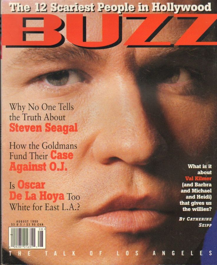 BUZZ magazine cover  August 1996