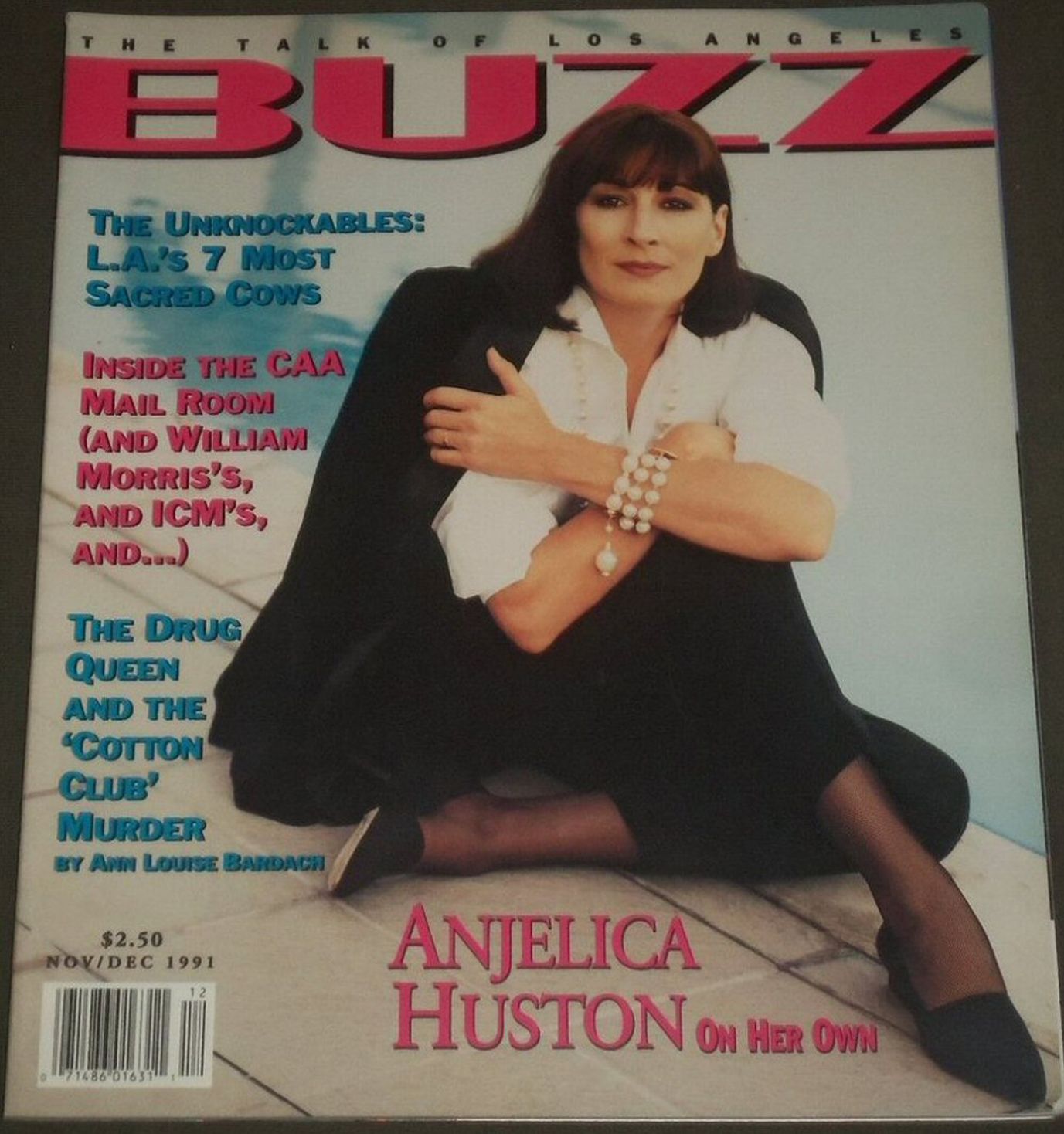 BUZZ magazine cover  November/December 1991