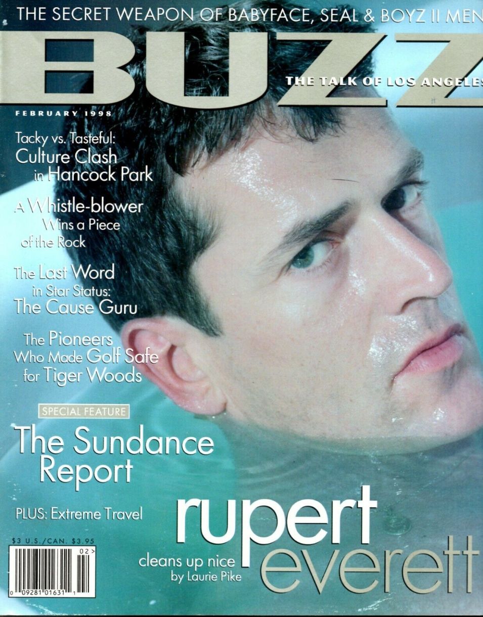 BUZZ magazine cover  February 1998