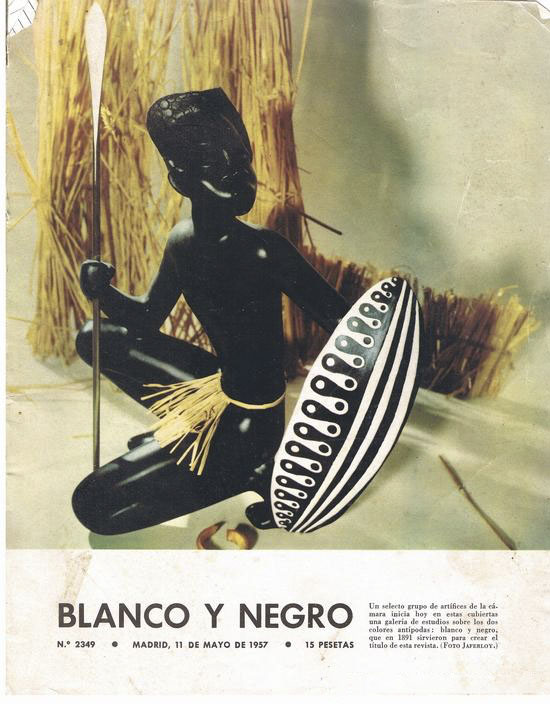 BLANCO Y NEGRO magazine side cover Issue 2349   1957