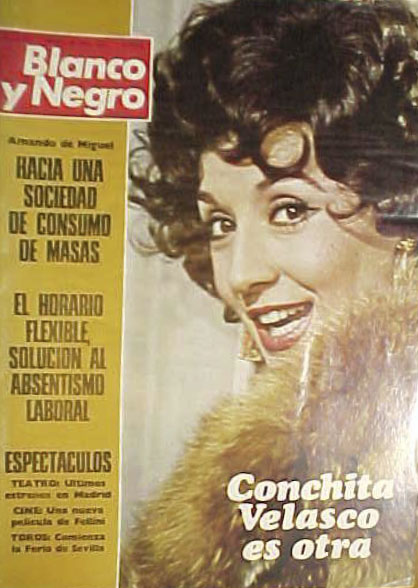 BLANCO Y NEGRO magazine side cover Issue 3182 28 April 1973