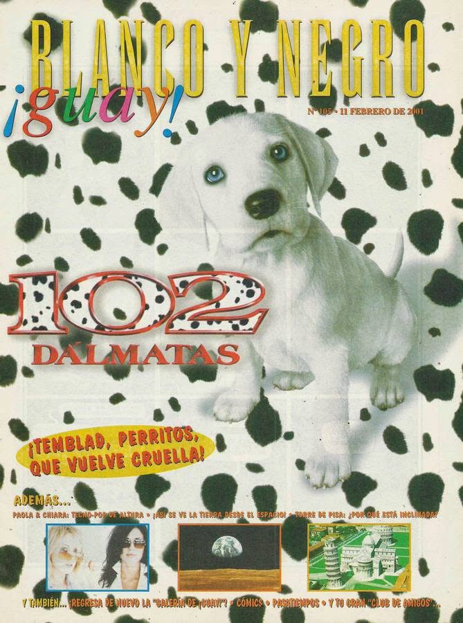 BLANCO Y NEGRO GUAY  magazine side cover Issue 105   1999