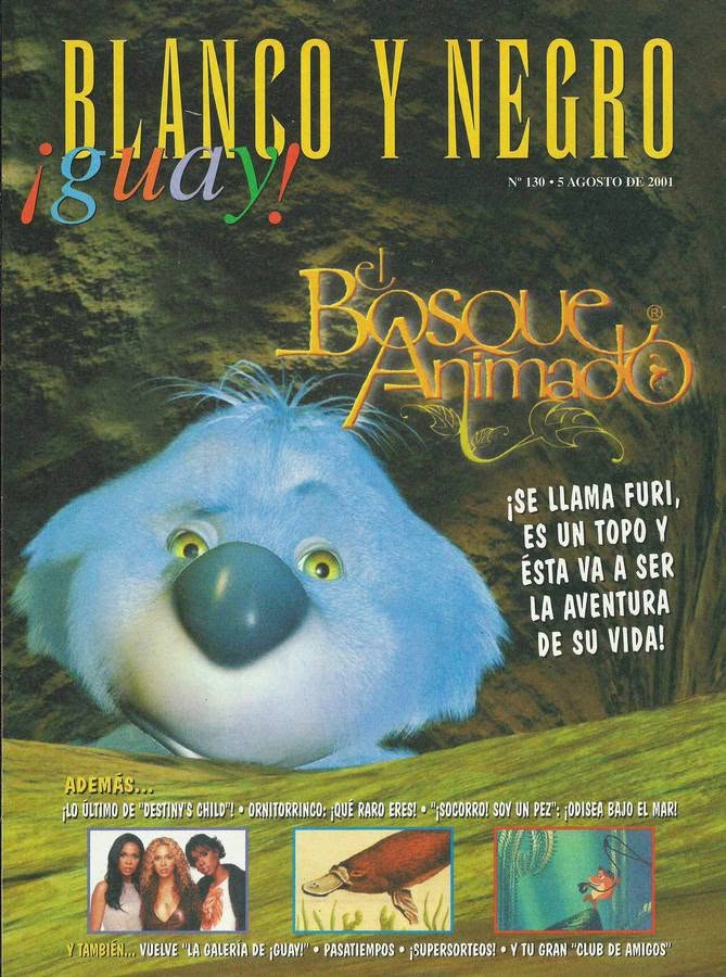 BLANCO Y NEGRO GUAY  magazine side cover Issue 130   1999