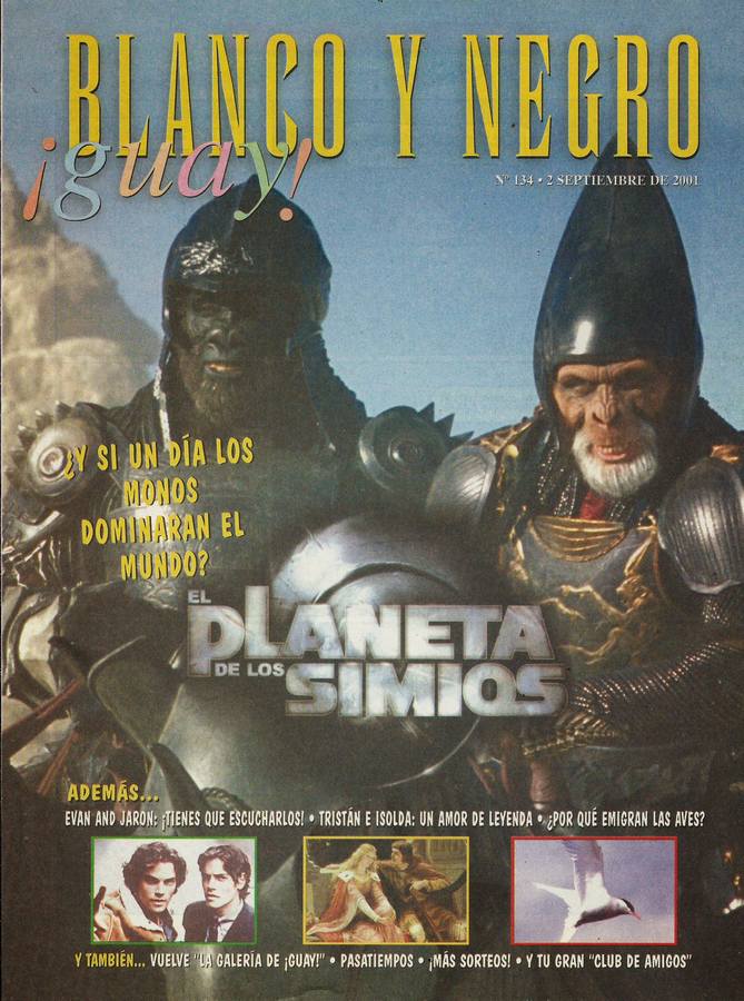 BLANCO Y NEGRO GUAY  magazine side cover Issue 134   1999