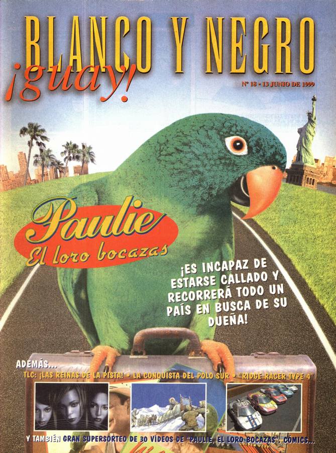 BLANCO Y NEGRO GUAY  magazine side cover Issue 18   1999
