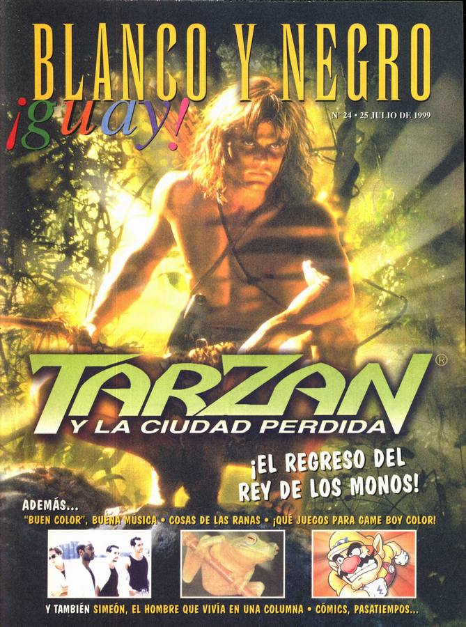 BLANCO Y NEGRO GUAY  magazine side cover Issue 24   1999