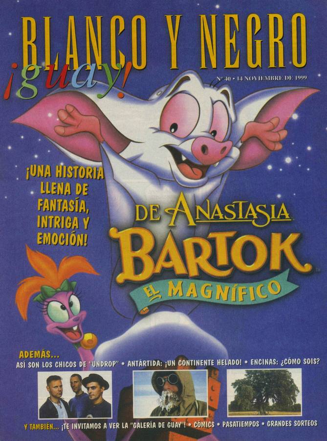 BLANCO Y NEGRO GUAY  magazine side cover Issue 40   1999