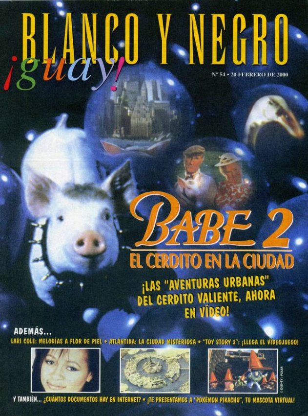 BLANCO Y NEGRO GUAY  magazine side cover Issue 54   1999