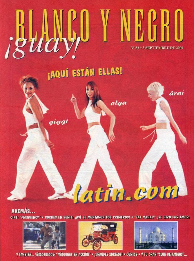 BLANCO Y NEGRO GUAY  magazine side cover Issue 82   1999