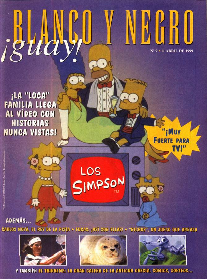 BLANCO Y NEGRO GUAY  magazine side cover Issue 9   1999