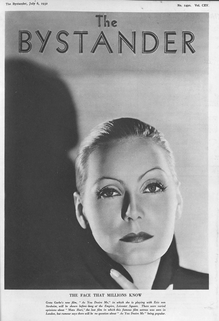 BYSTANDER magazine side cover Issue 1490 6 July 1932