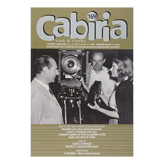 CABIRIA magazine cover Issue 169 October/December 2011