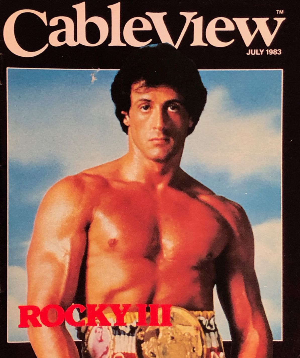 CABLEVIEW magazine cover  July 1983