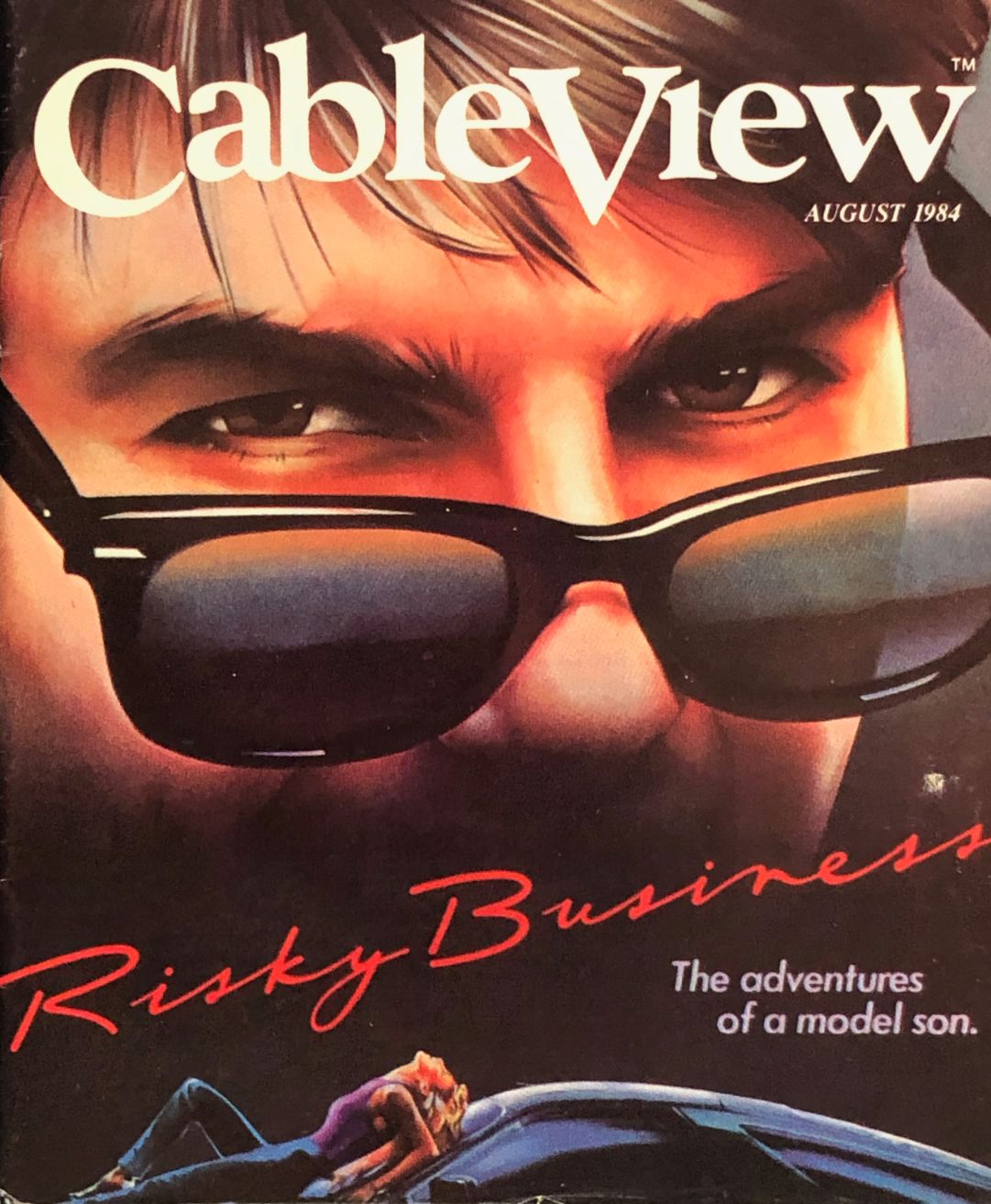 CABLEVIEW magazine cover  August 1984