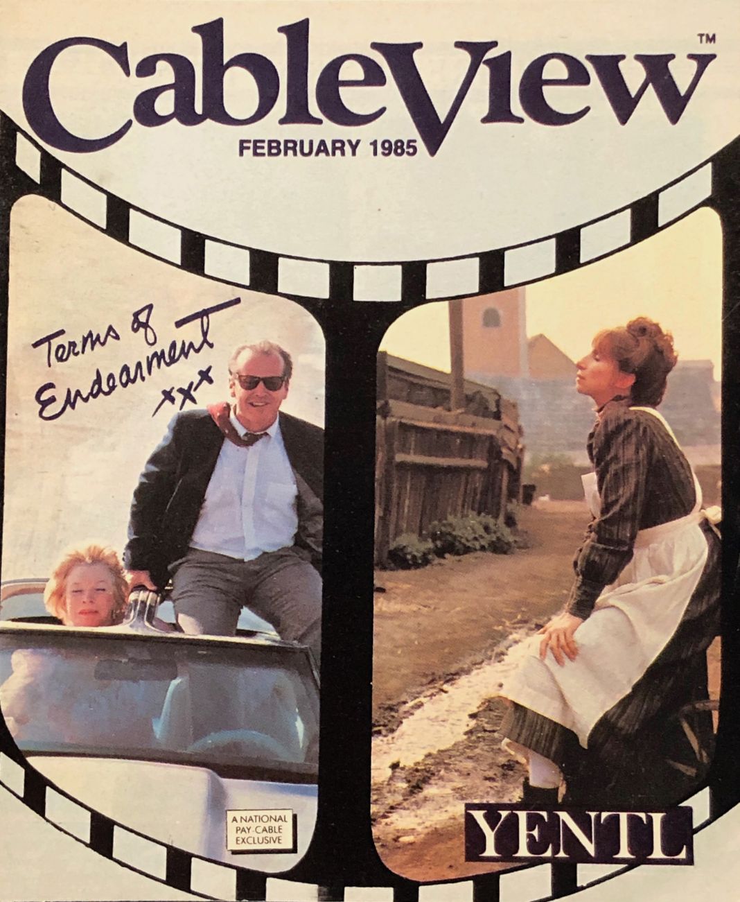 CABLEVIEW magazine cover  February 1985