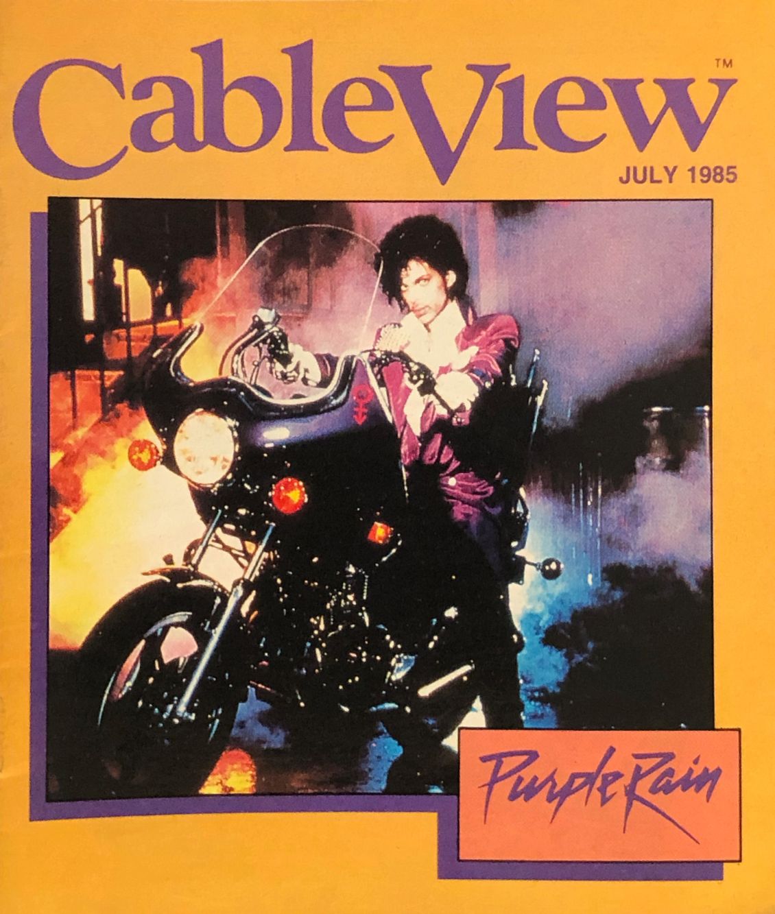 CABLEVIEW magazine cover  July 1985