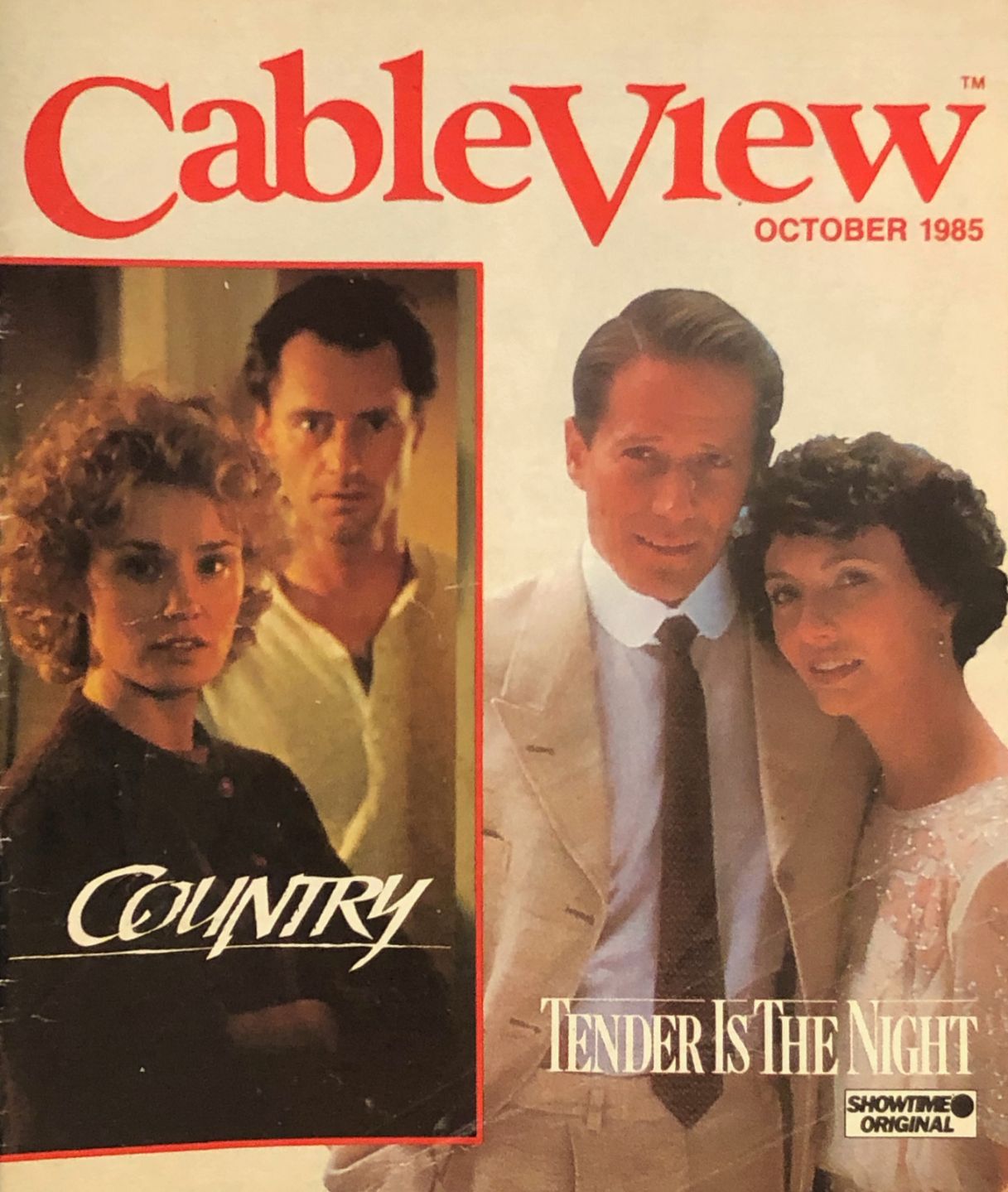 CABLEVIEW magazine cover  October 1985