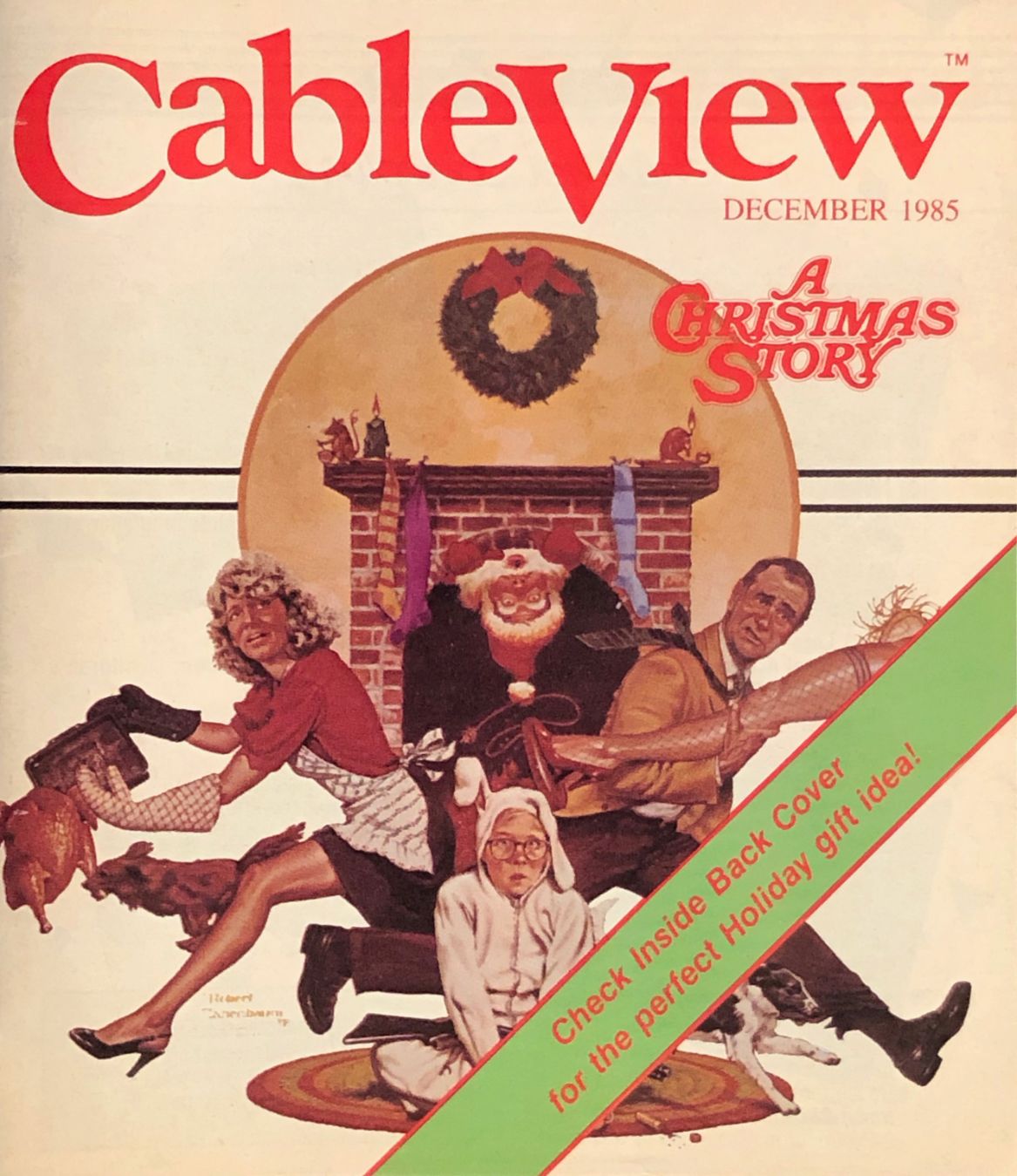 CABLEVIEW magazine cover  December 1985