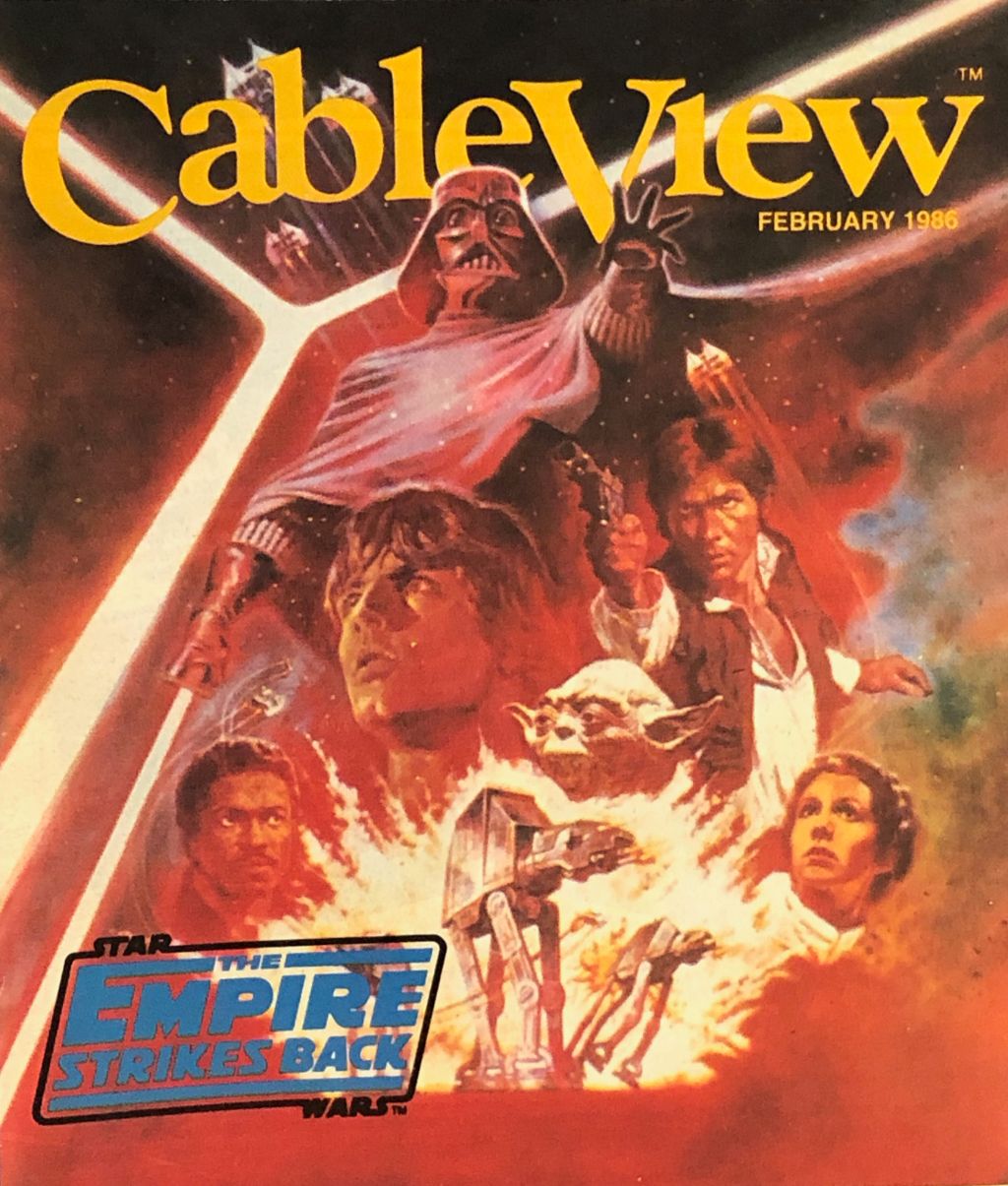 CABLEVIEW magazine cover  February 1986