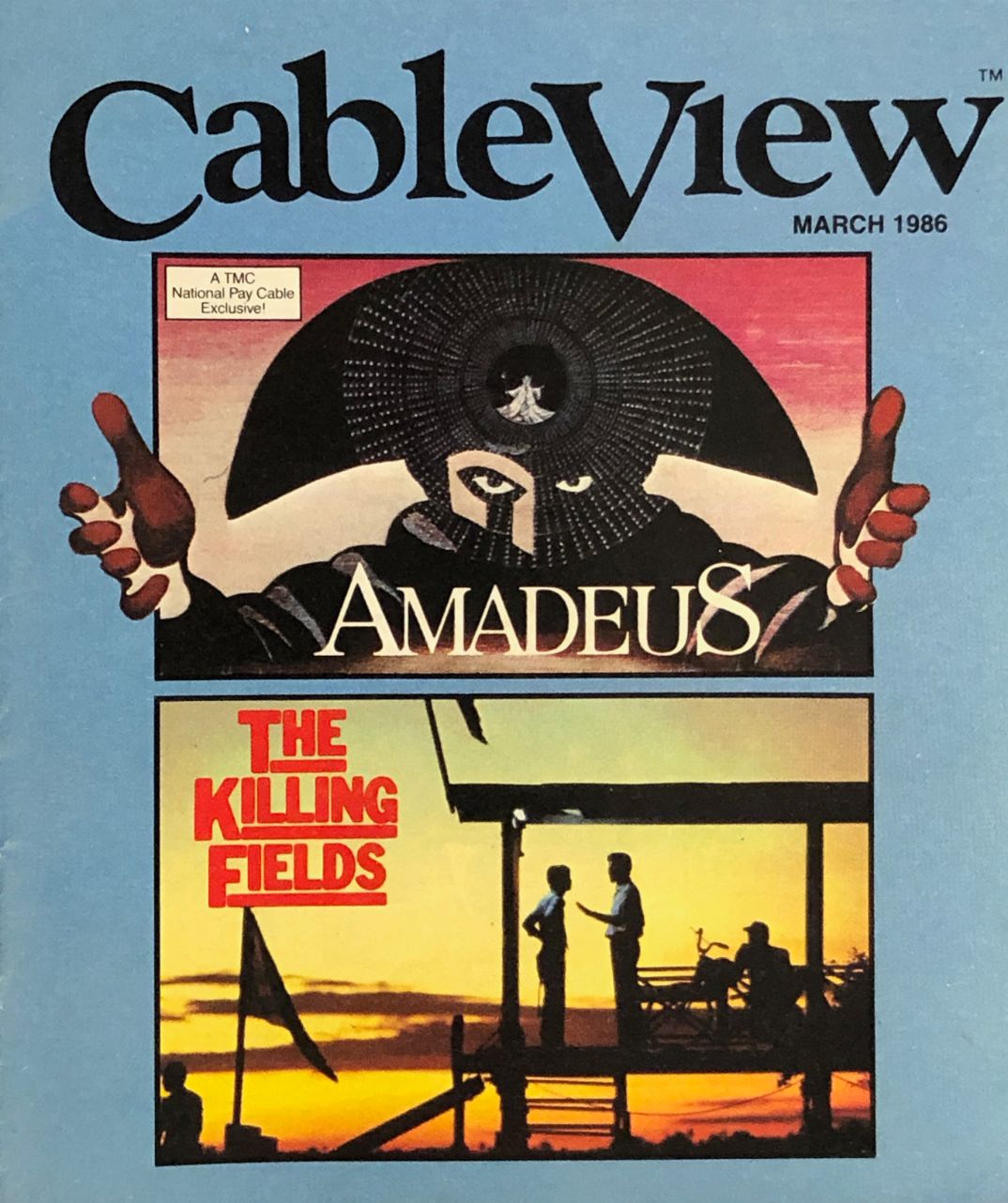 CABLEVIEW magazine cover  March 1986