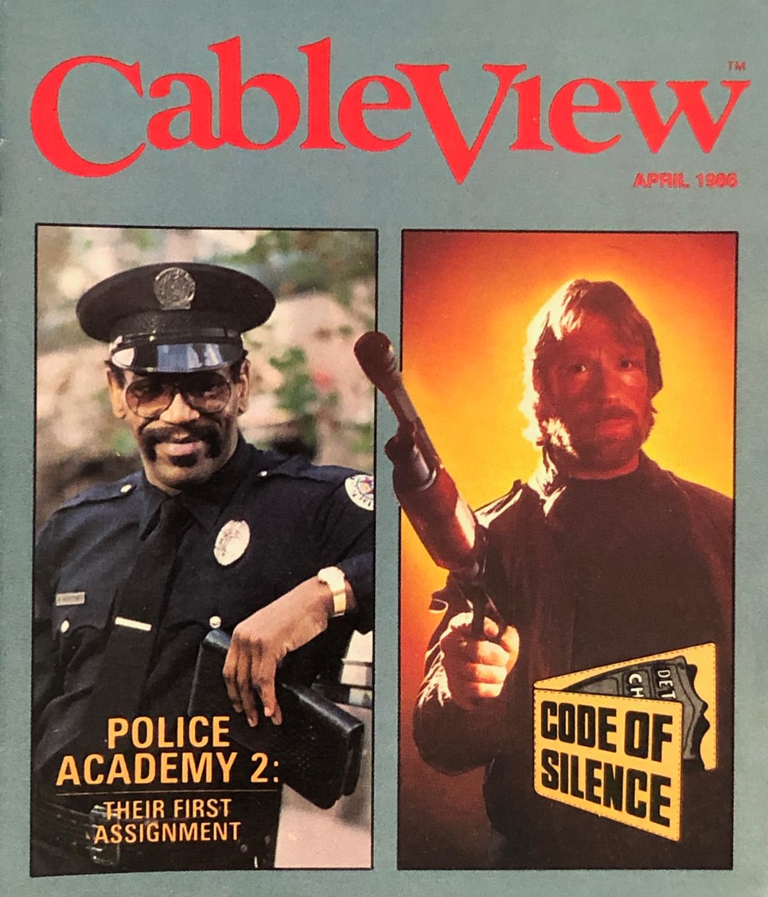 CABLEVIEW magazine cover  April 1986