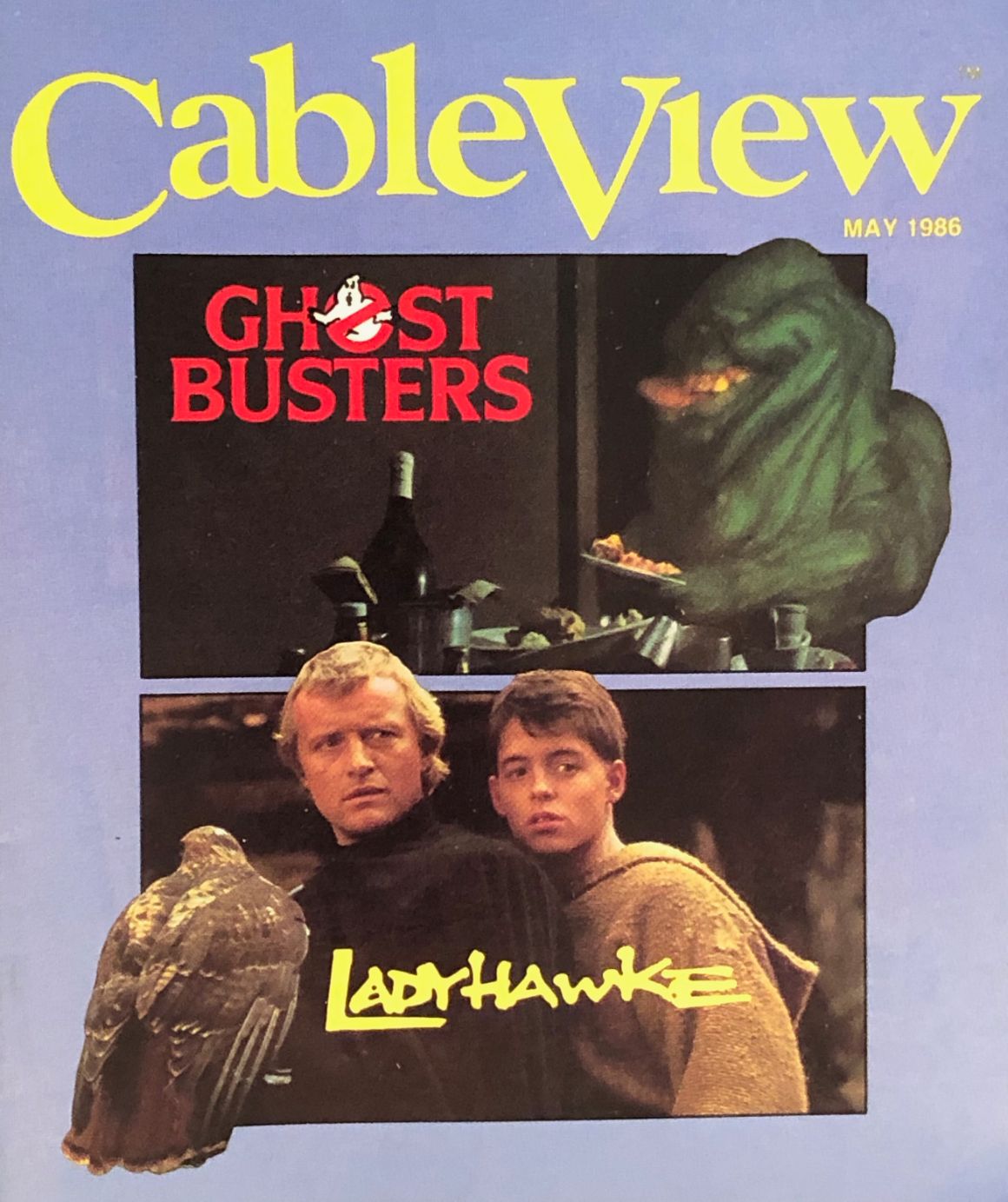 CABLEVIEW magazine cover  May 1986