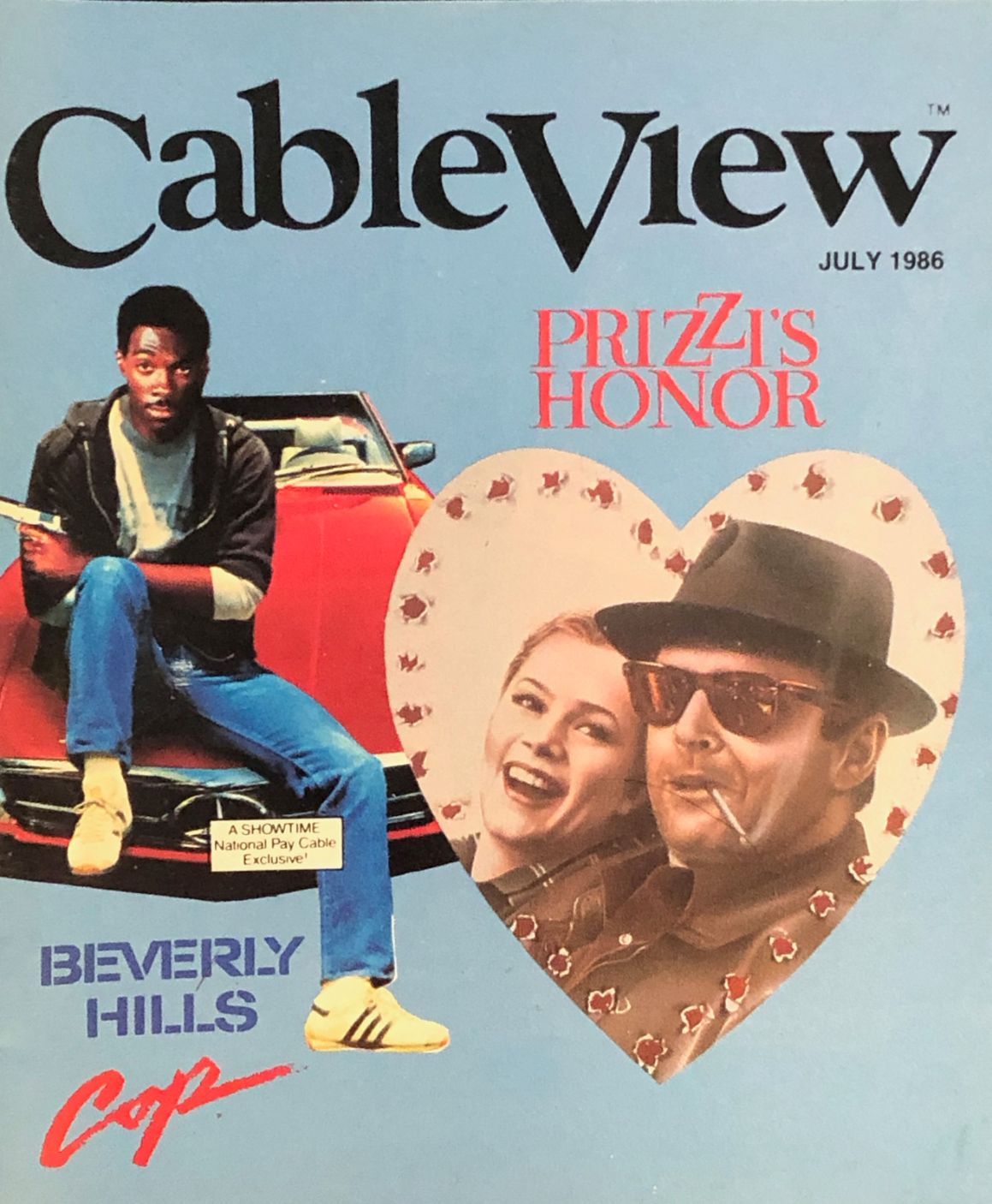 CABLEVIEW magazine cover  July 1986