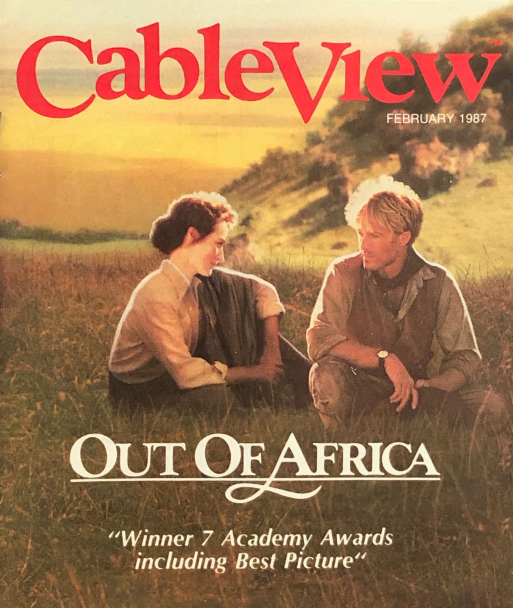 CABLEVIEW magazine cover  February 1987
